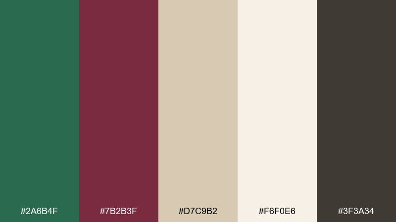 autumn terrace color palette with hex codes