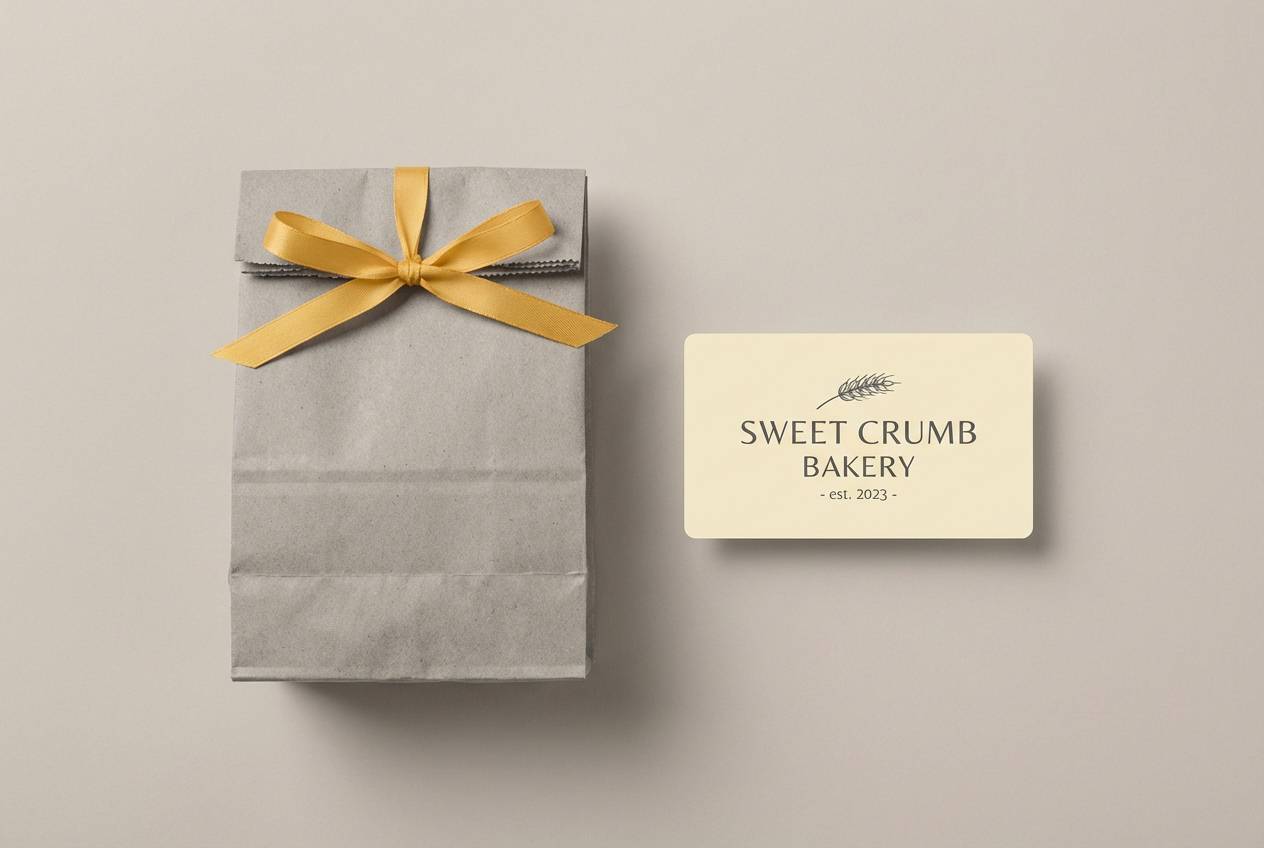 bakery packaging mockup