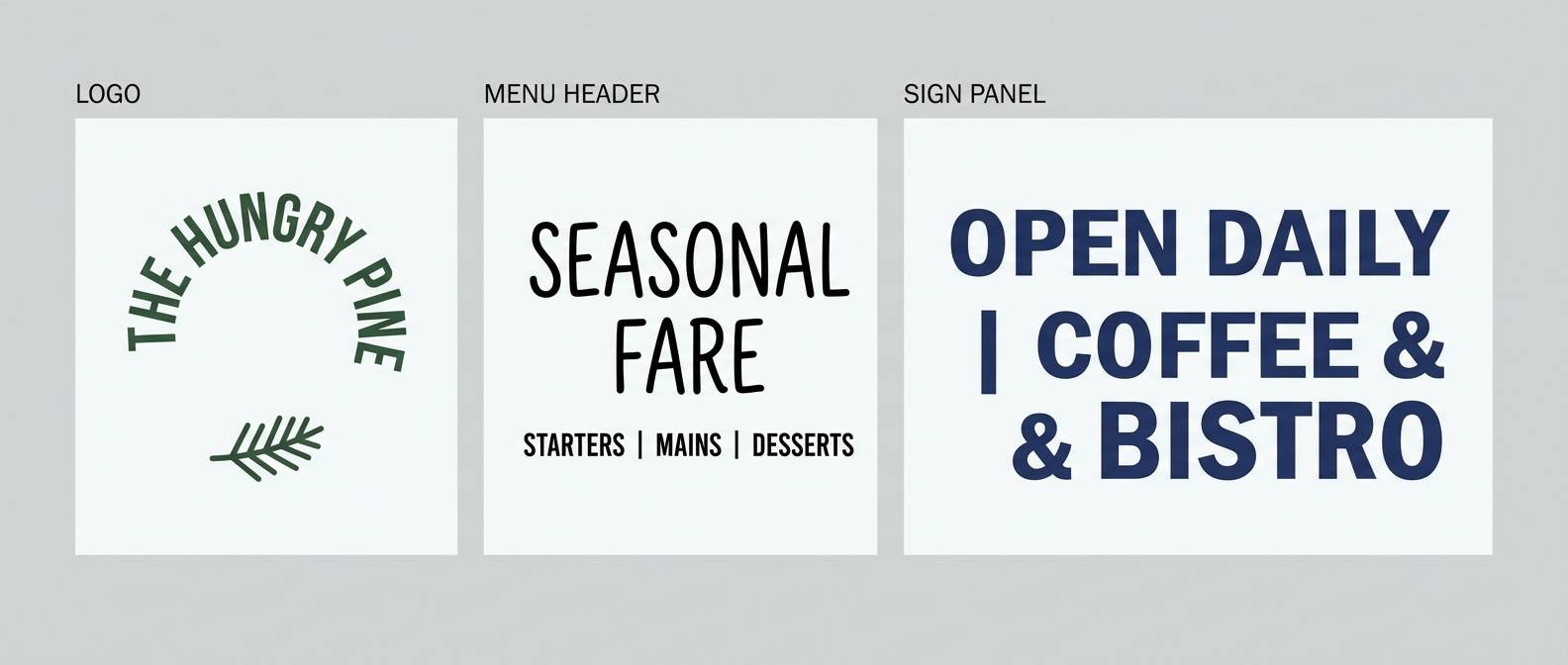 banana leaf signage mockup