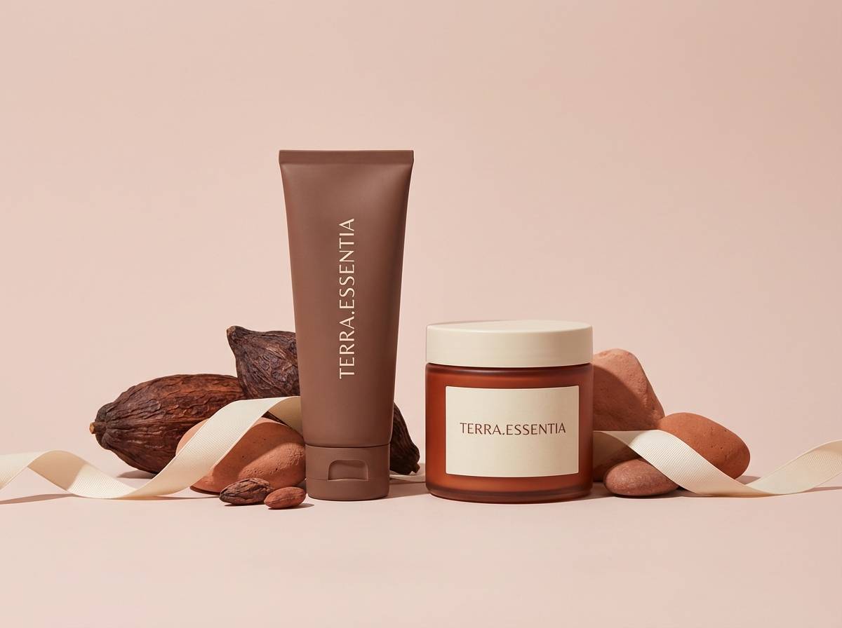 beauty ad studio shot