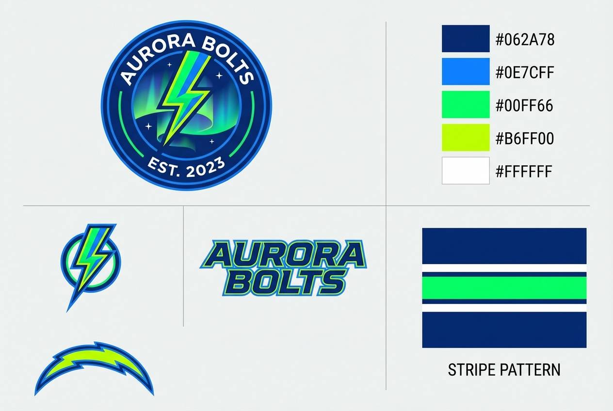 sports branding board