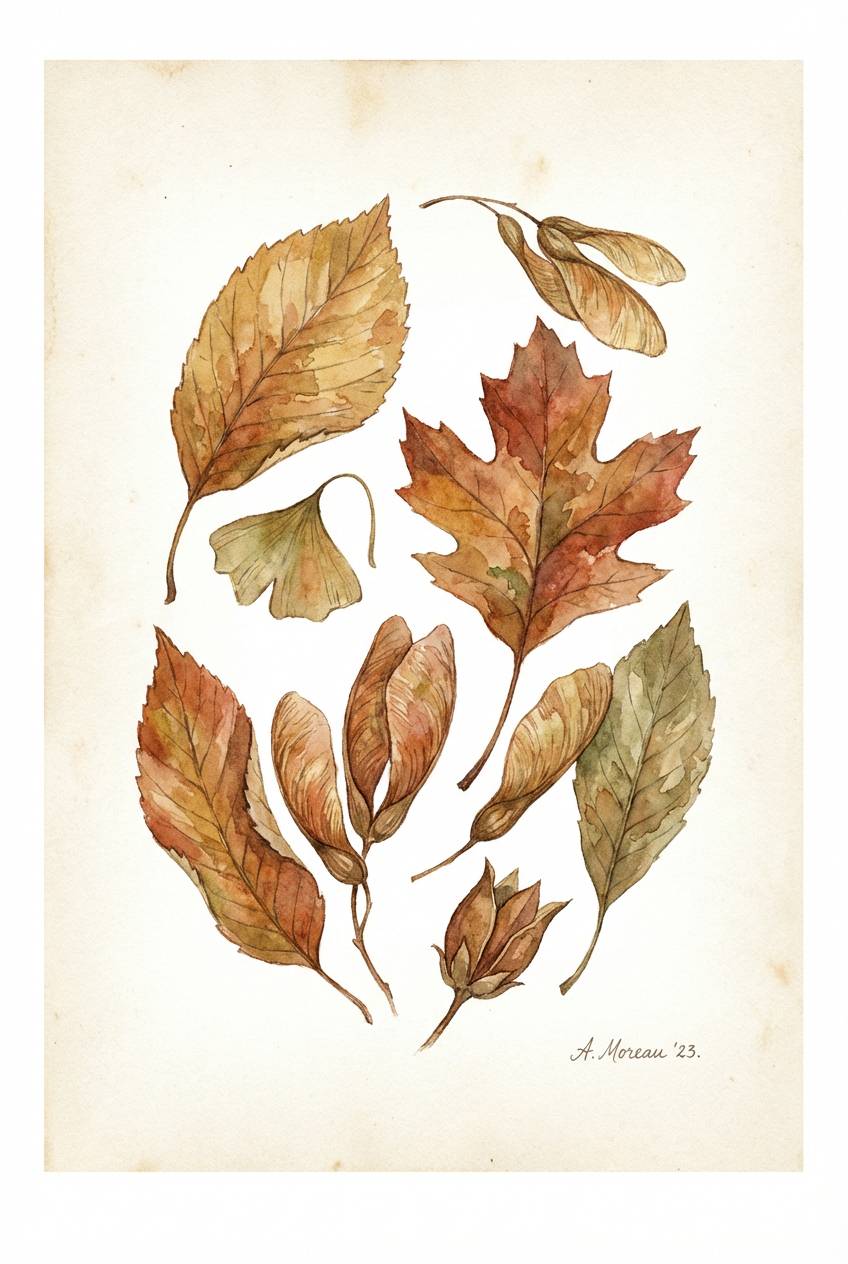 watercolor botanical illustration