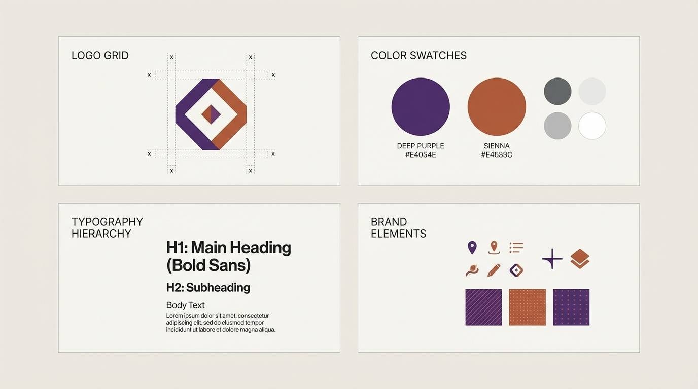 brand guidelines pages
