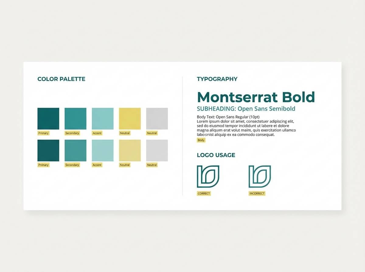 brand guidelines layout