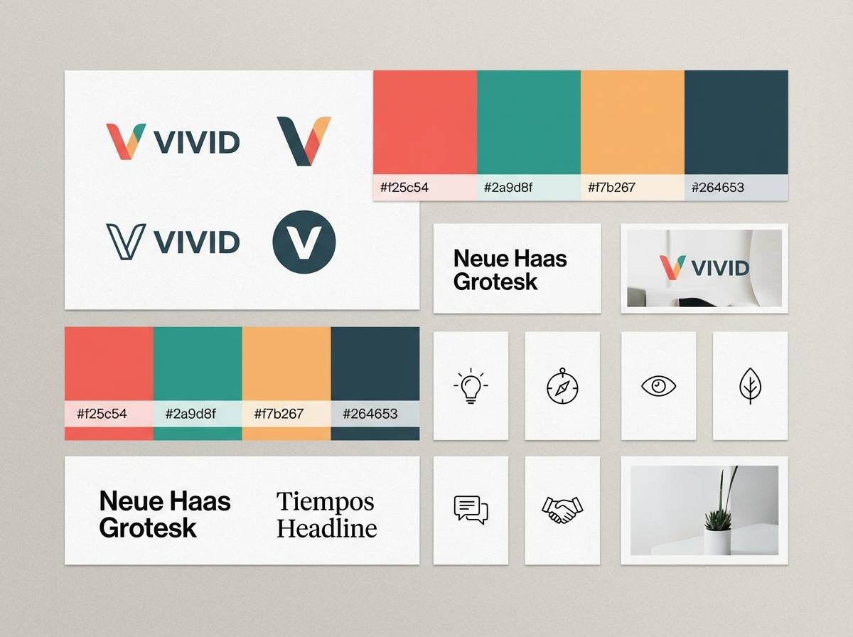 brand moodboard layout