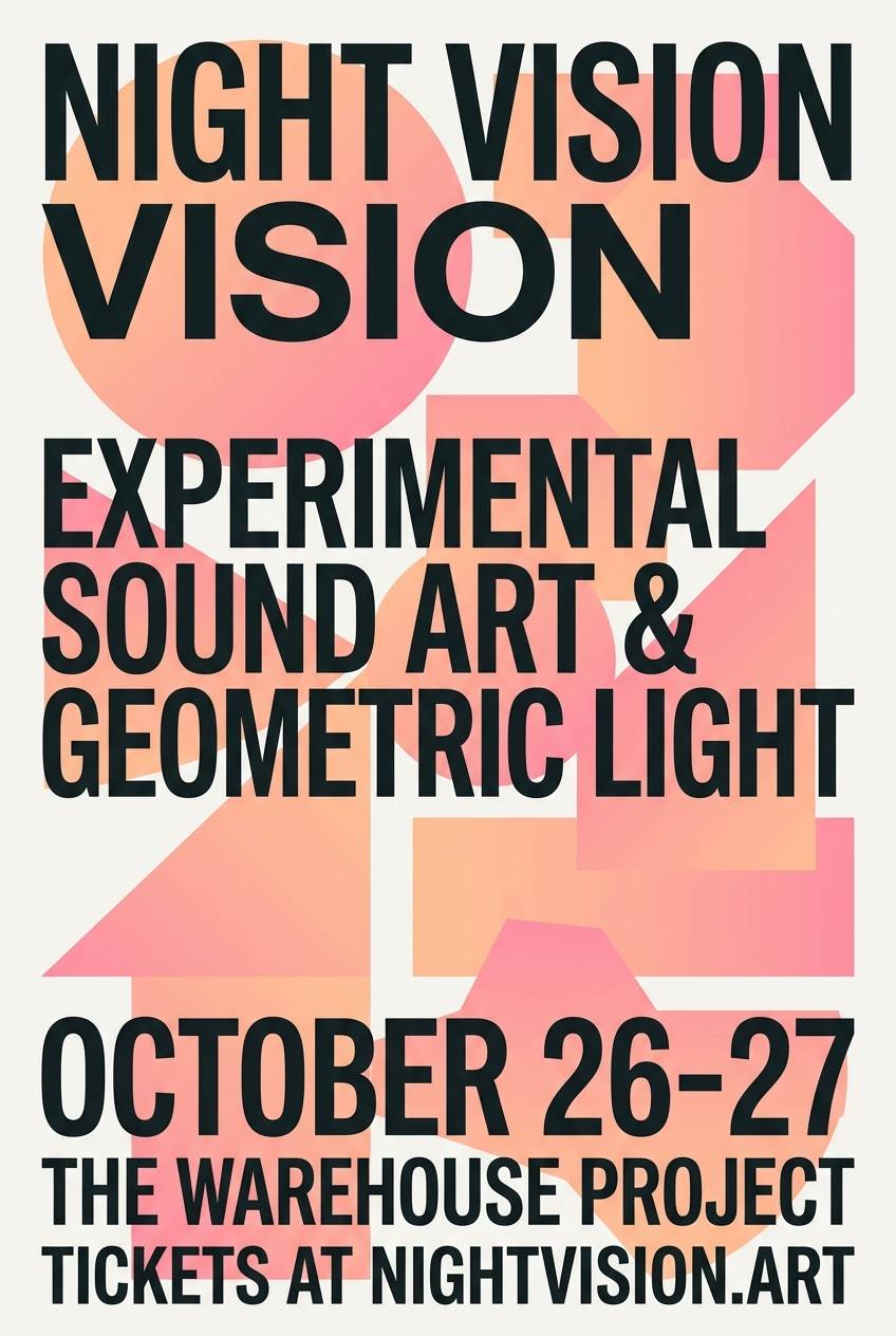 breezy event poster design