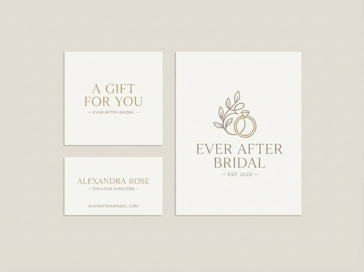 bridal boutique branding set