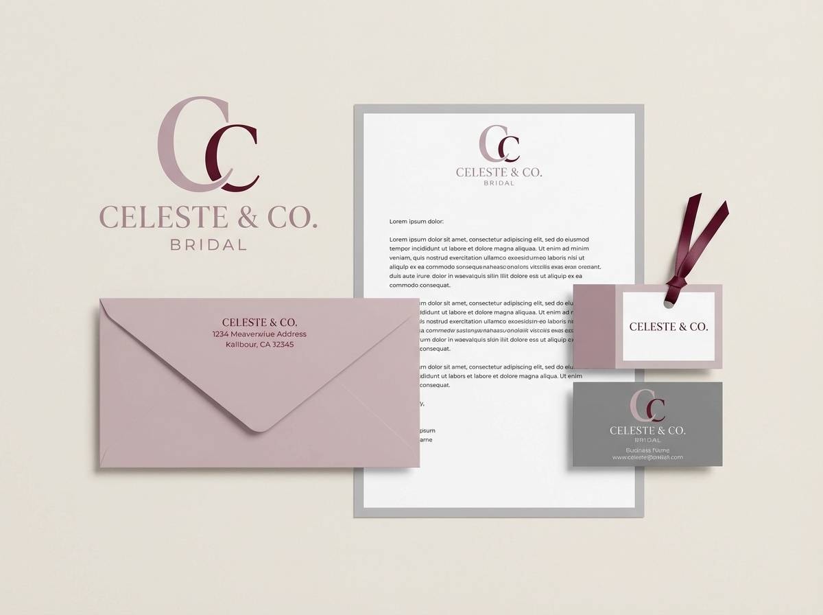 bridal stationery set