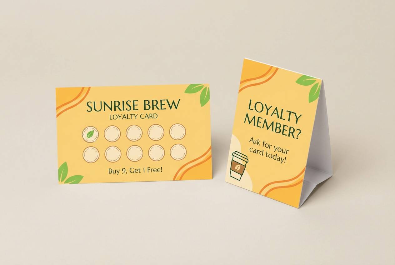 cafe loyalty card