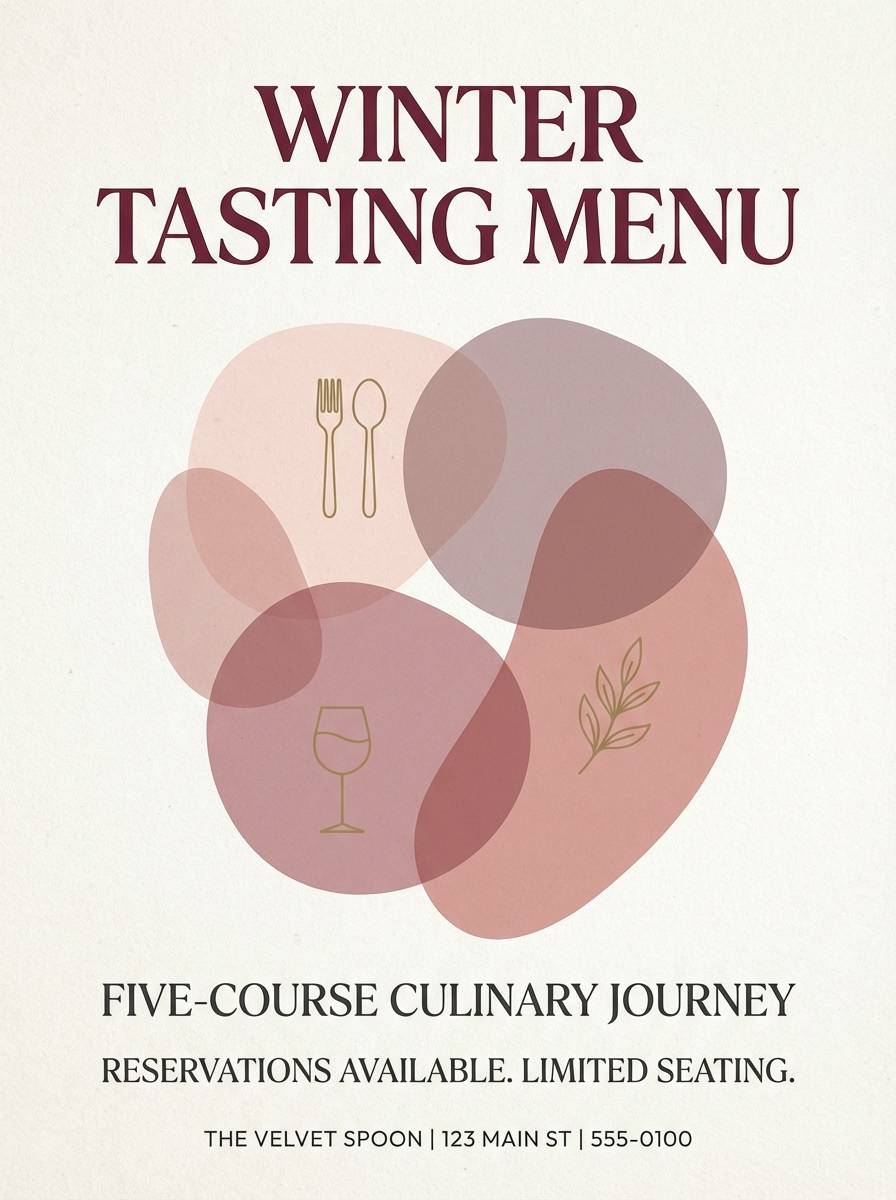 candlelit date night poster