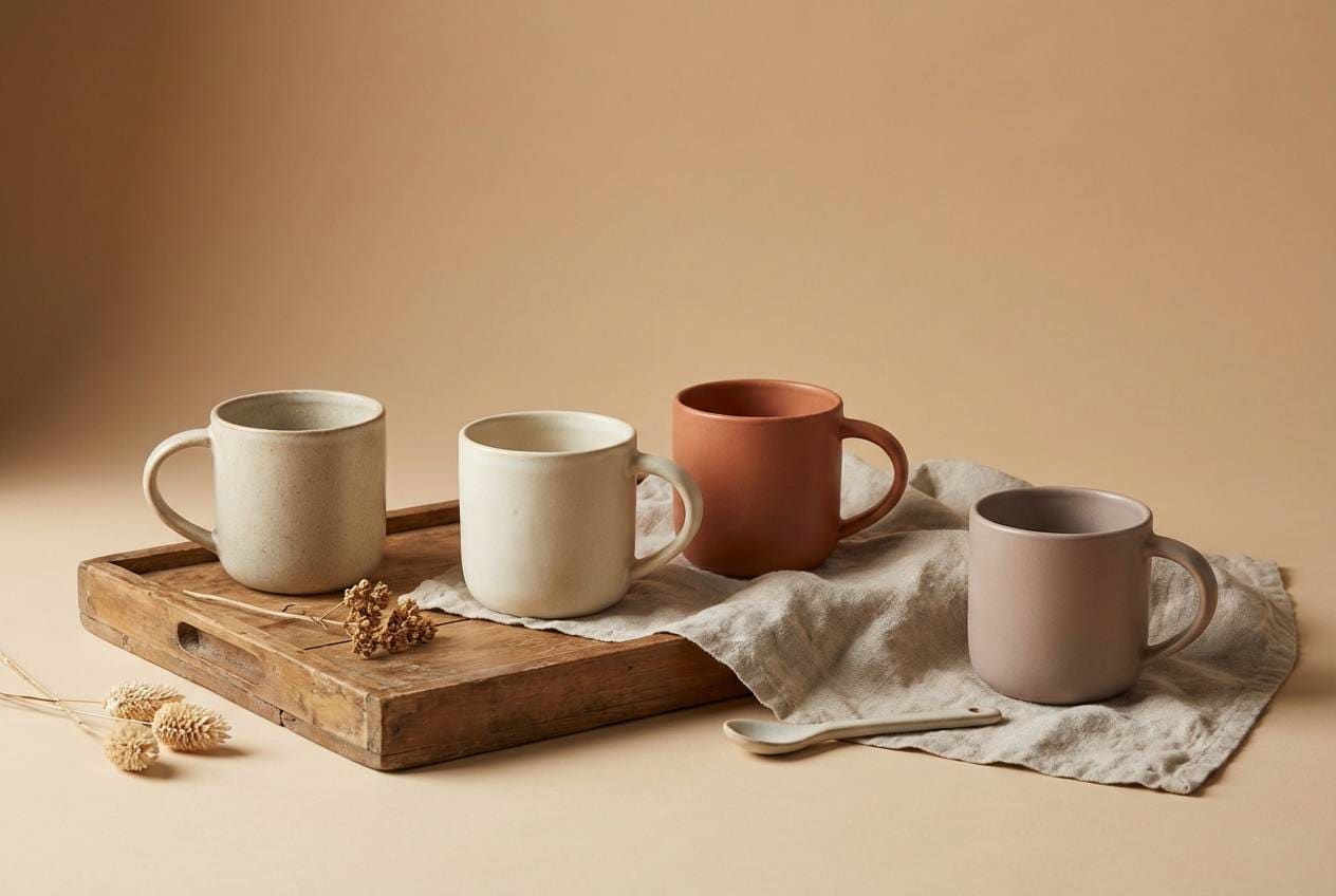 ceramic mug set studio