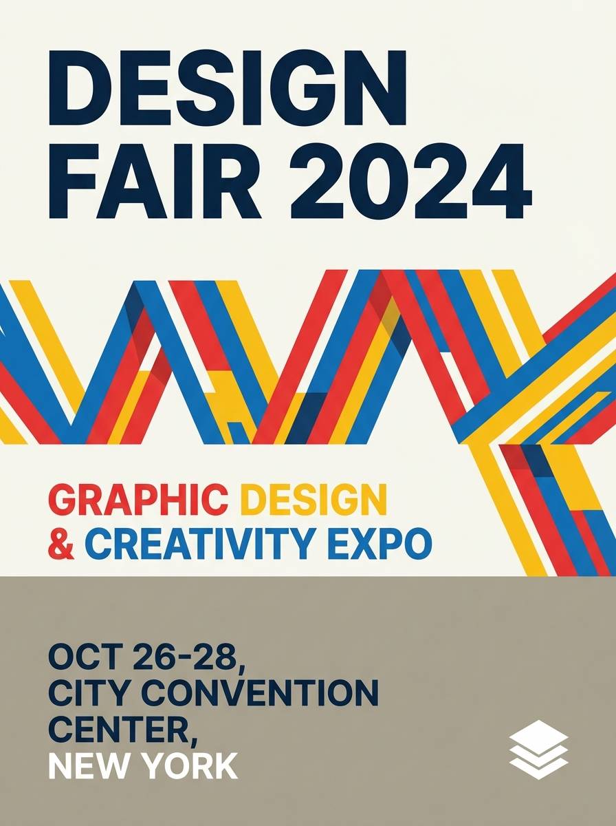 bold circus event poster