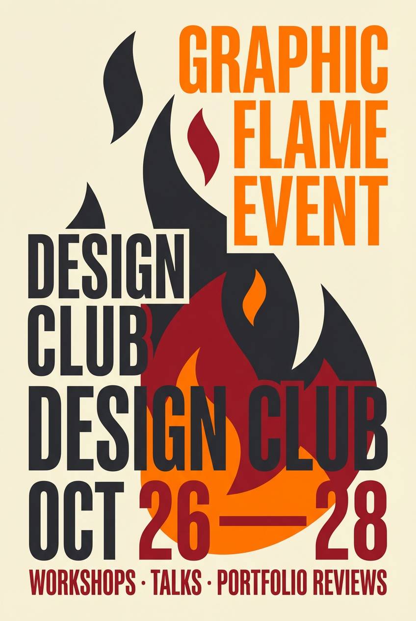 club event poster