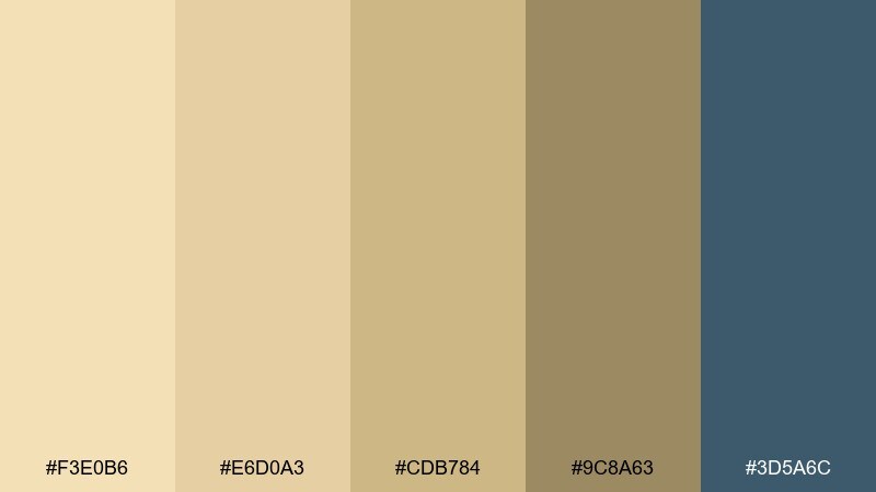 coastal dune color palette with hex codes