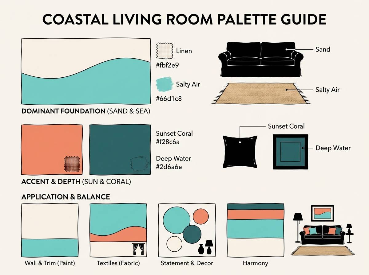 coastal room palette guide