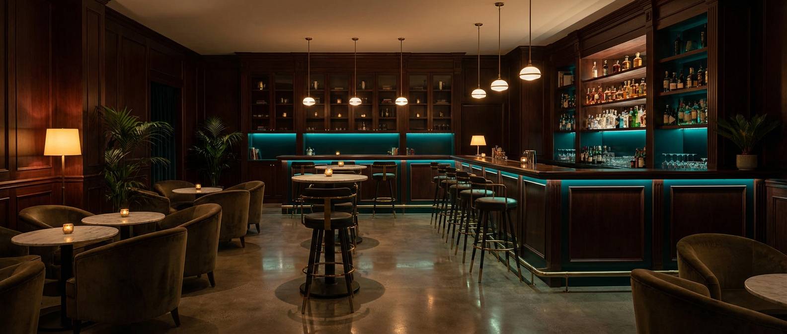 cocktail lounge interior