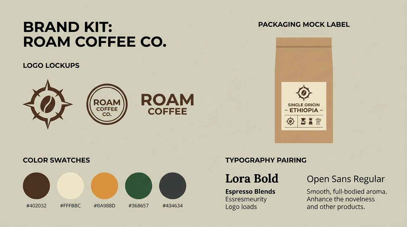 coffee brand kit