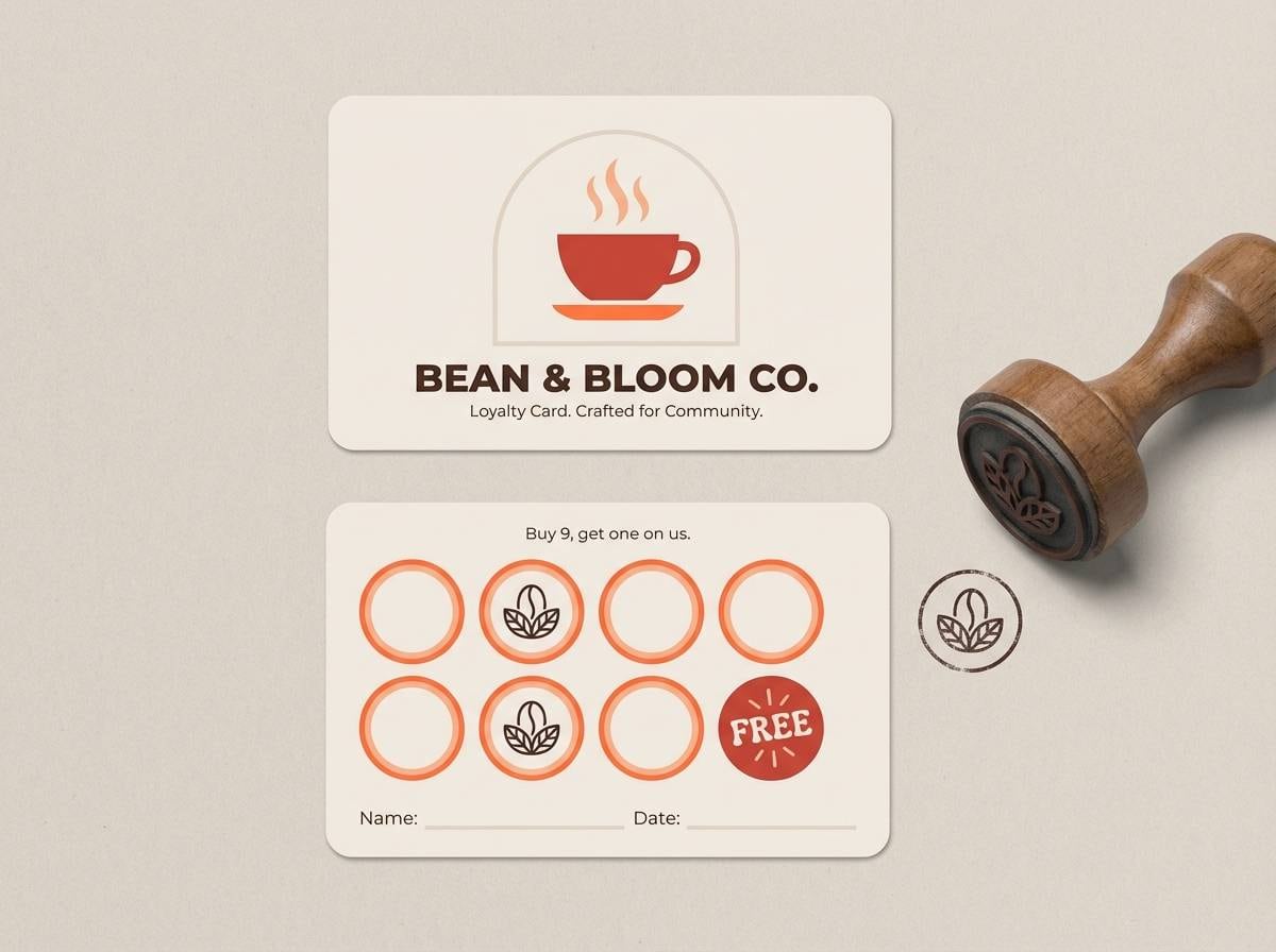 coffee loyalty card