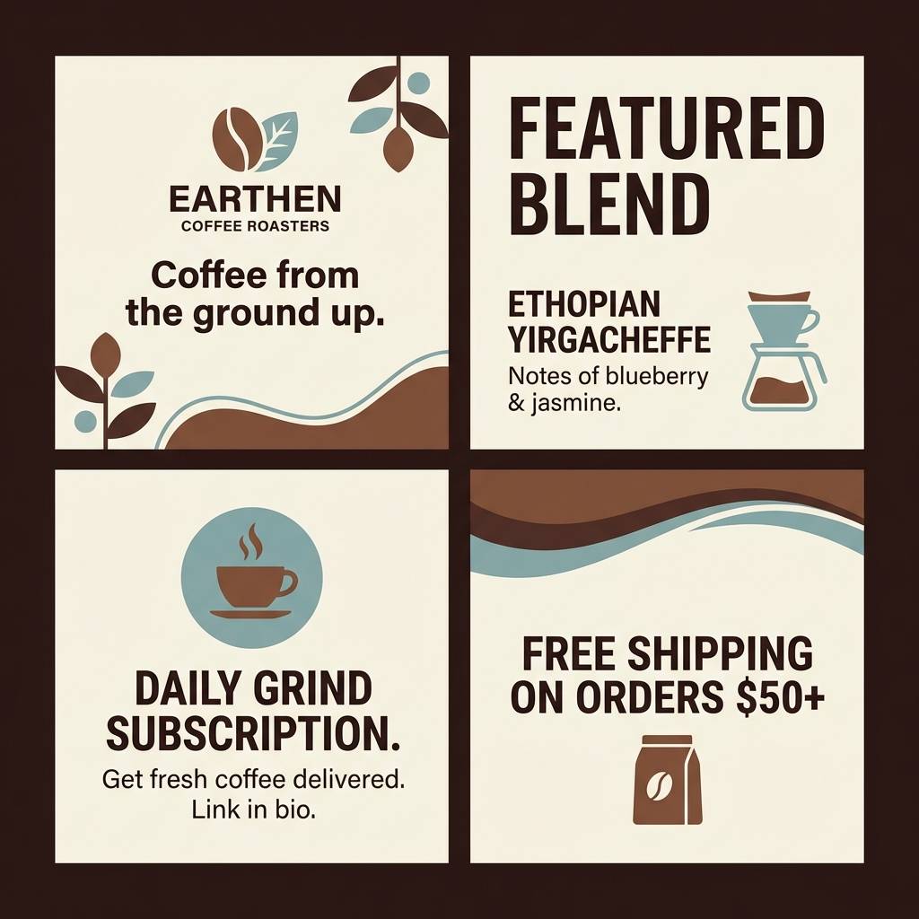 coffee social templates