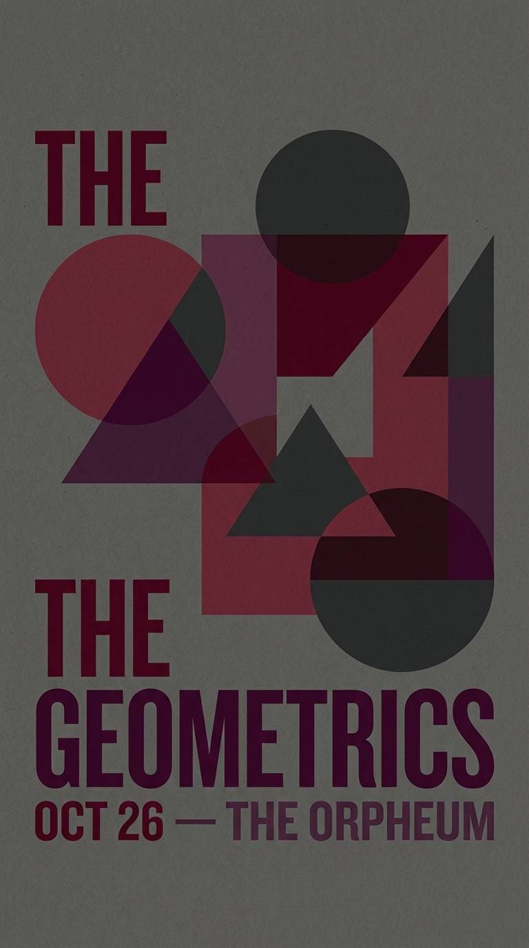 concert poster layout