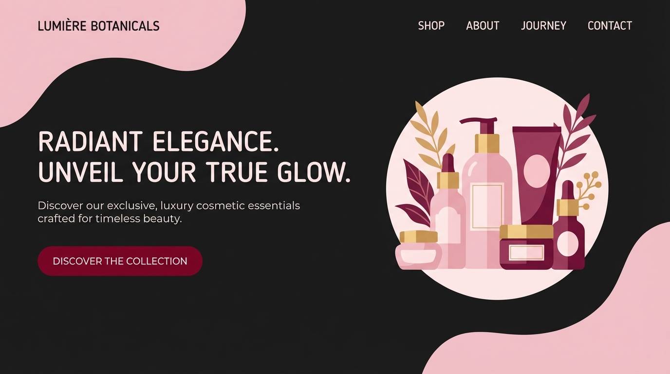 cosmetics landing hero