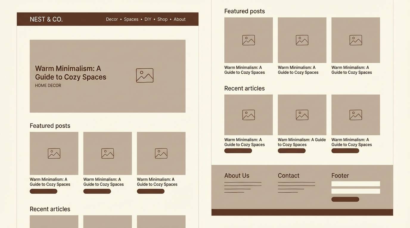 cozy home decor blog