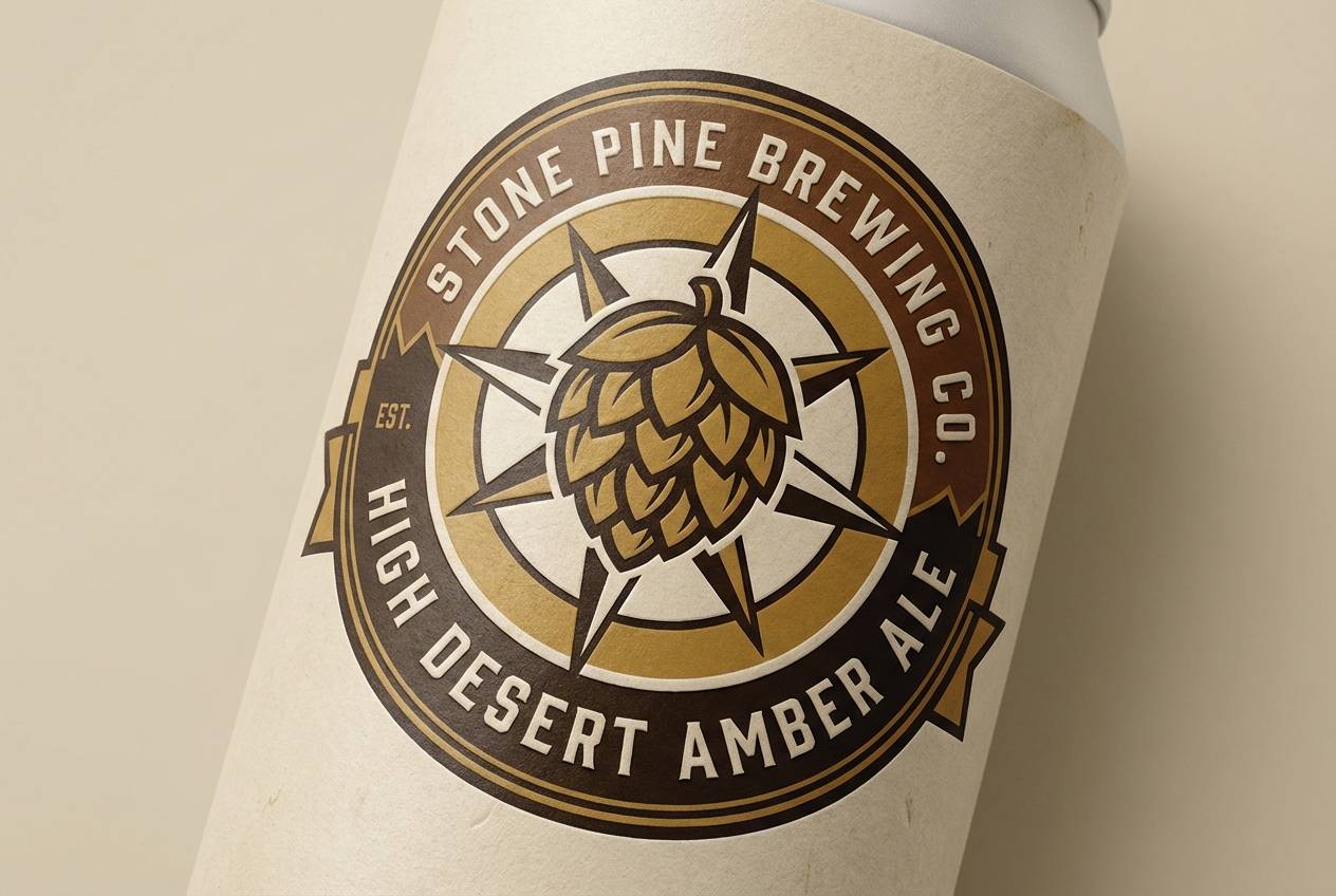 craft beer can mockup