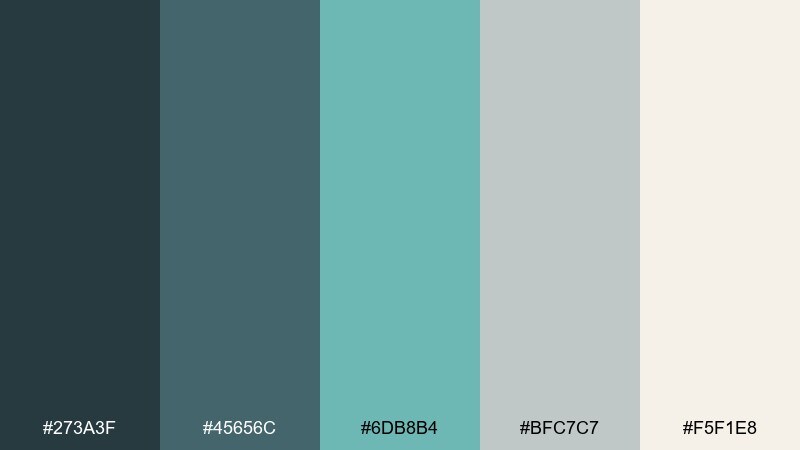 craft studio color palette with hex codes