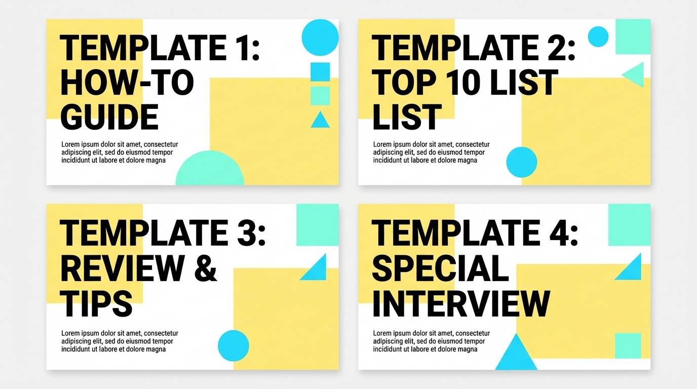 creator thumbnail templates