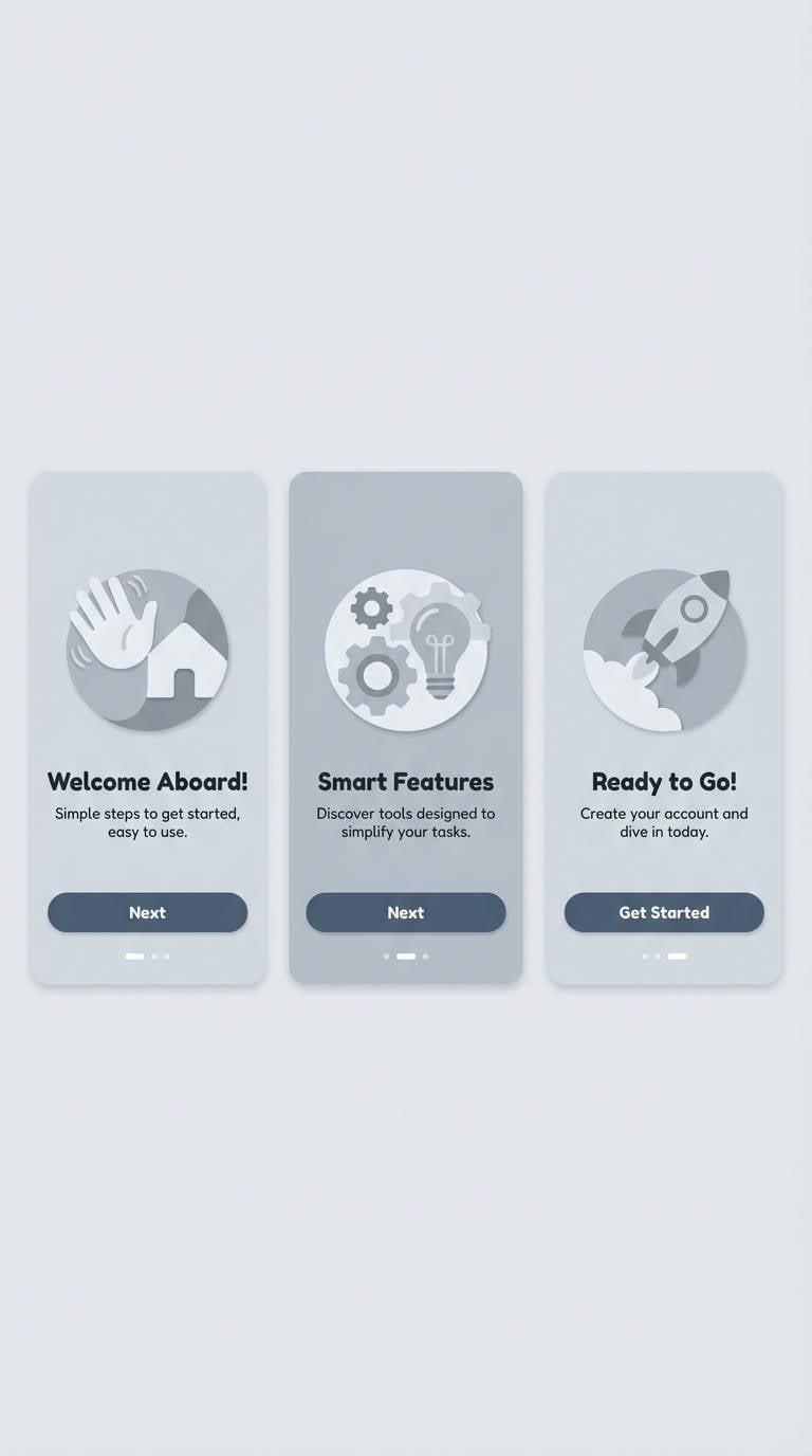 denim app onboarding screens