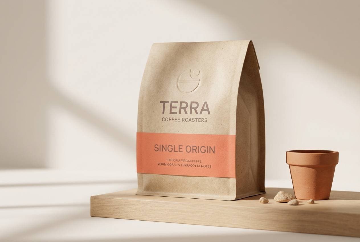 artisan coffee bag packaging