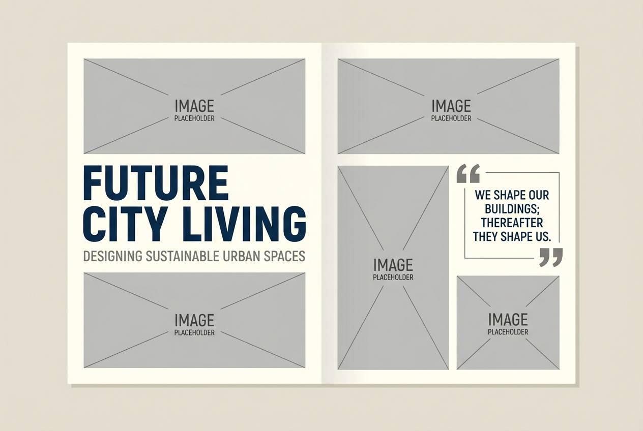 editorial magazine layout