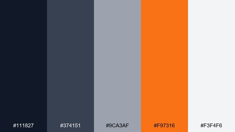 drumline concrete color palette with hex codes