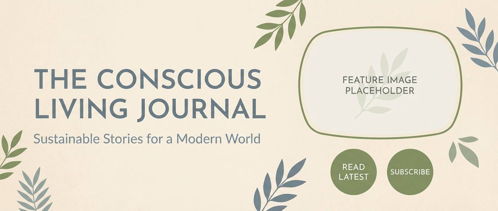 eco blog header layout