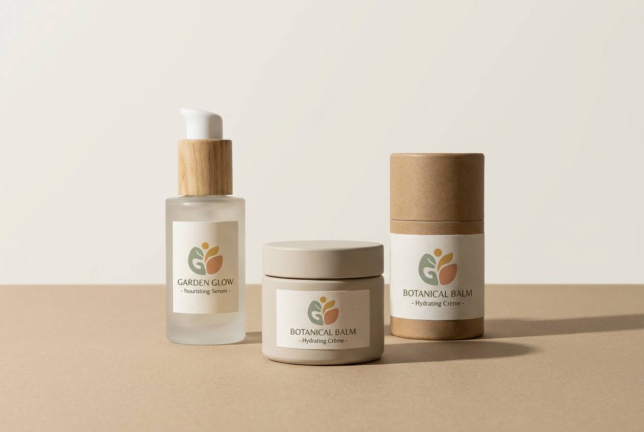 eco skincare label shot
