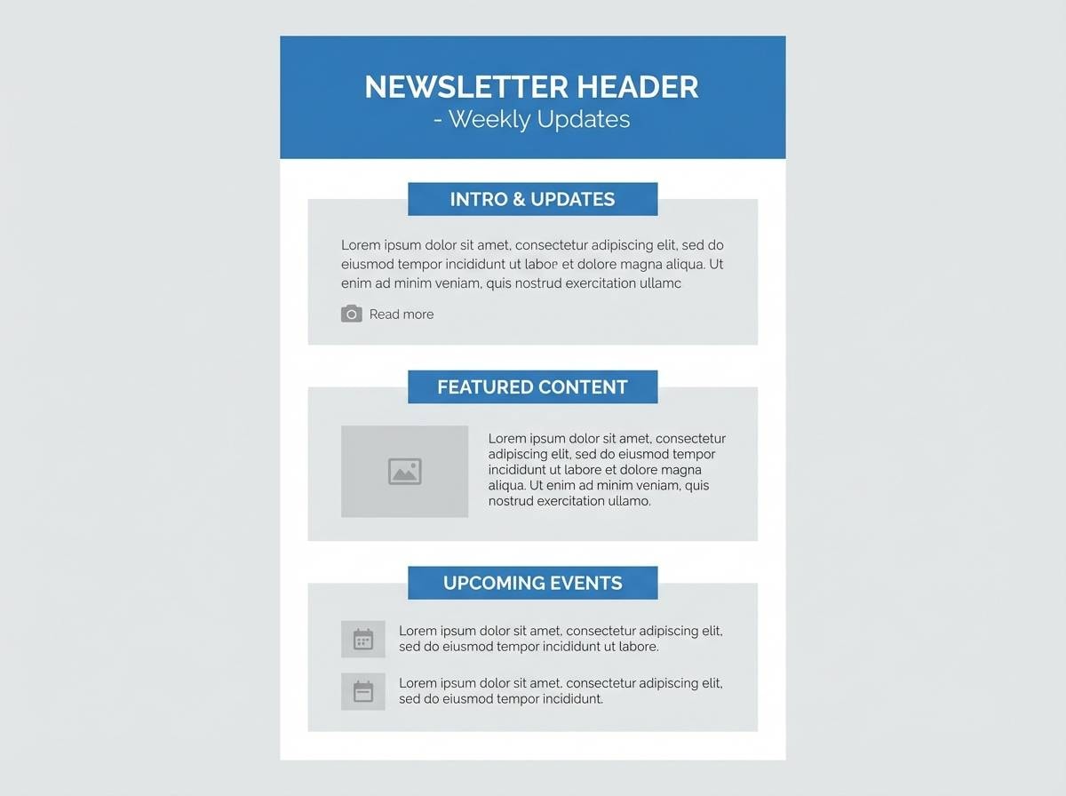 newsletter template