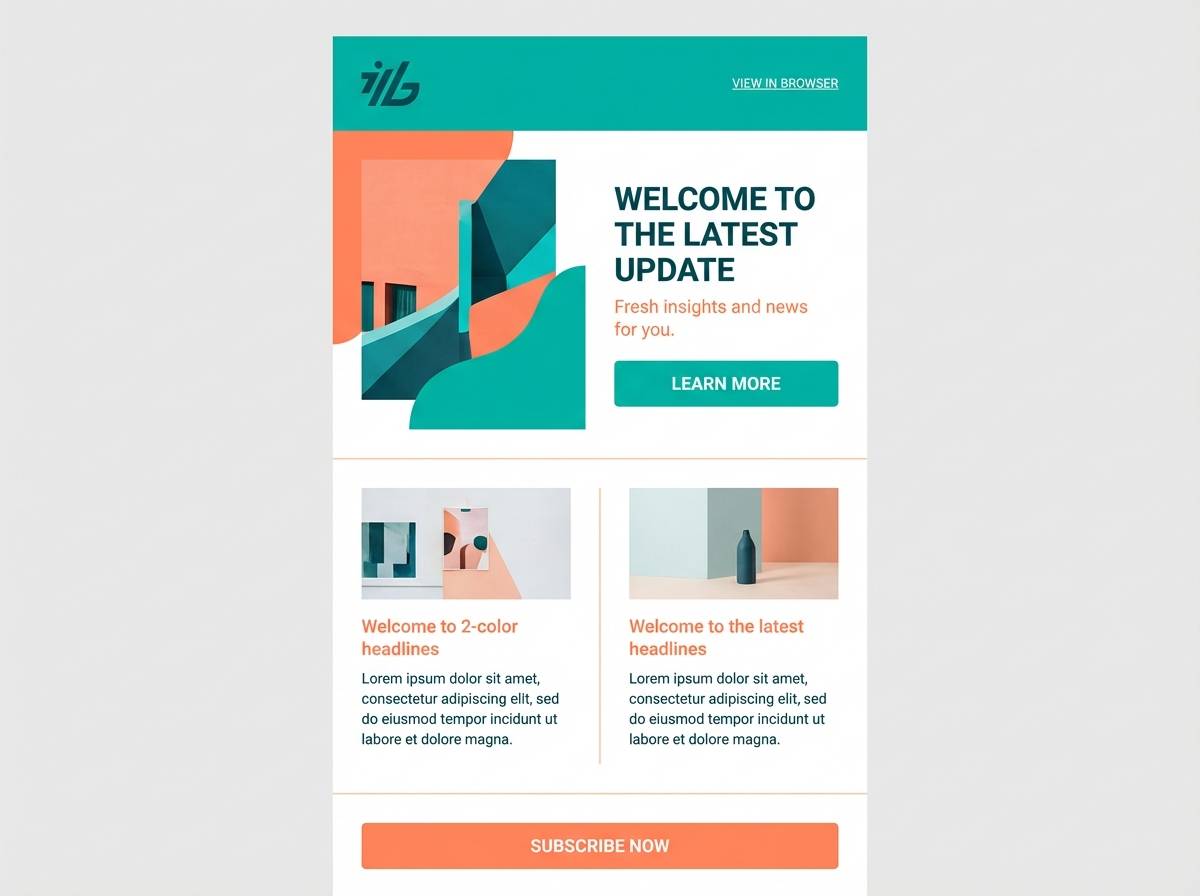 email newsletter template
