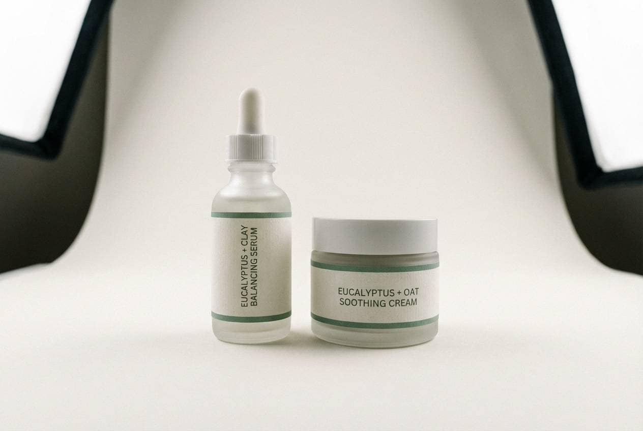 eucalyptus stone skincare ad