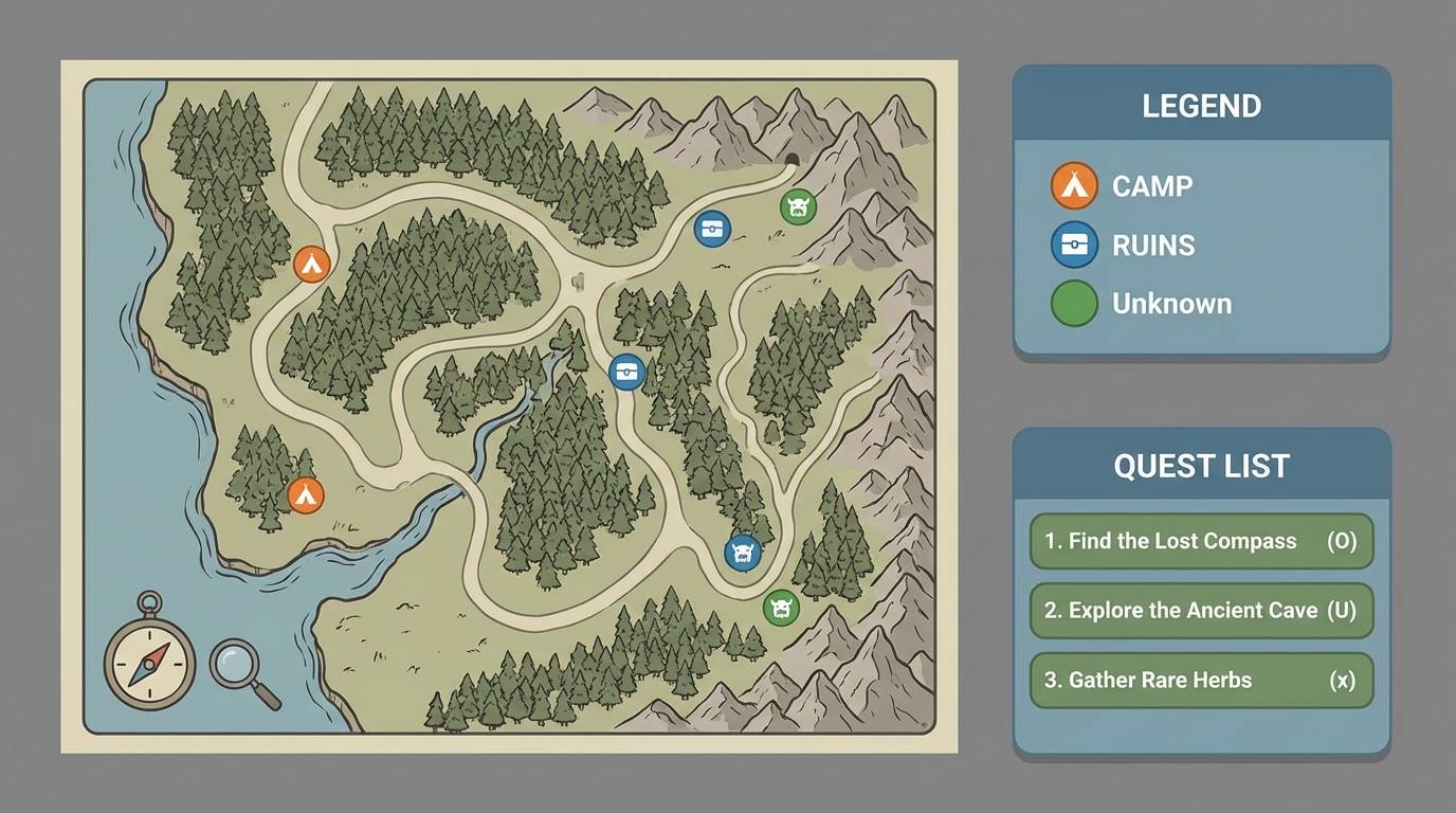 game map ui