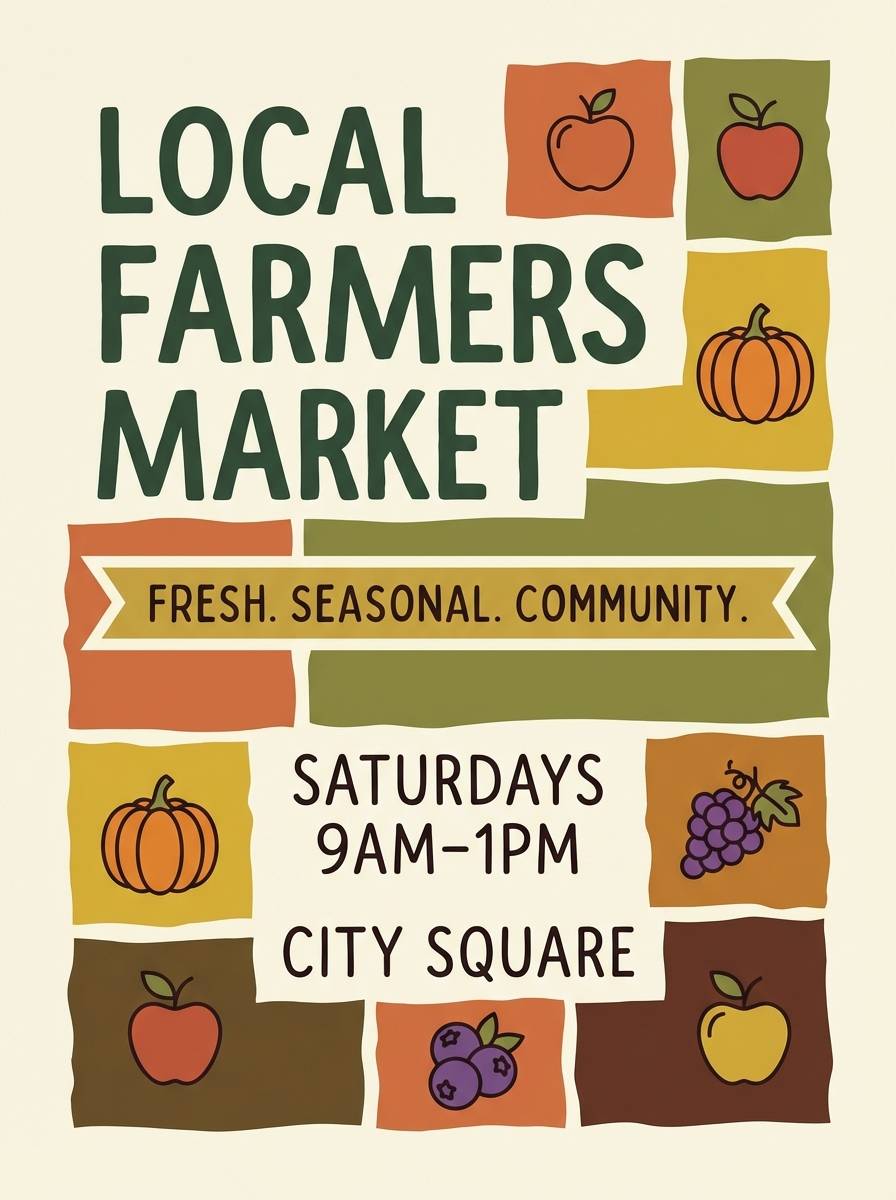 farmers market poster