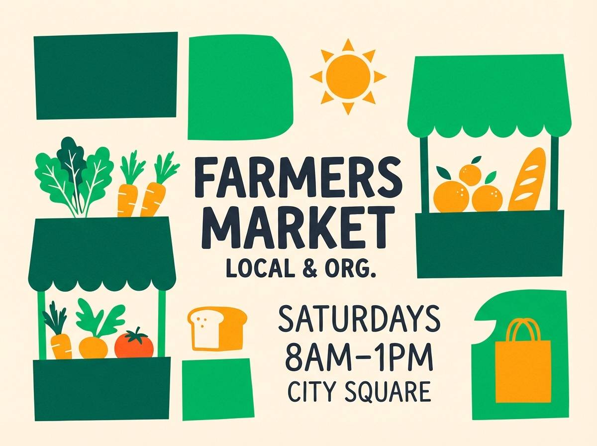 farmers market poster