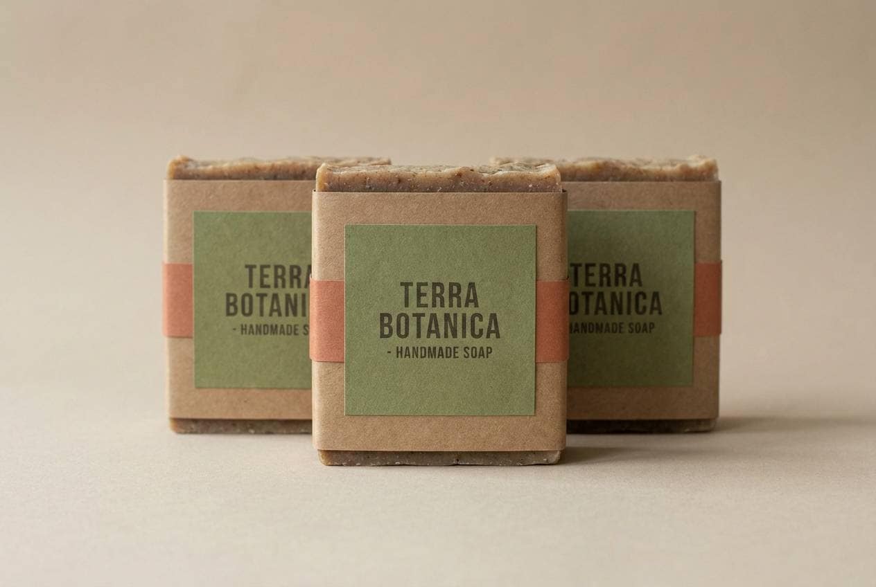 fern soap packaging mockup