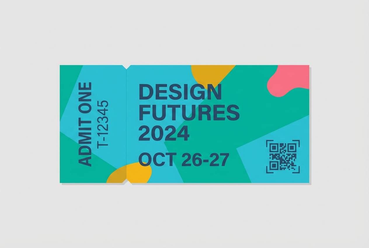 festival ticket design
