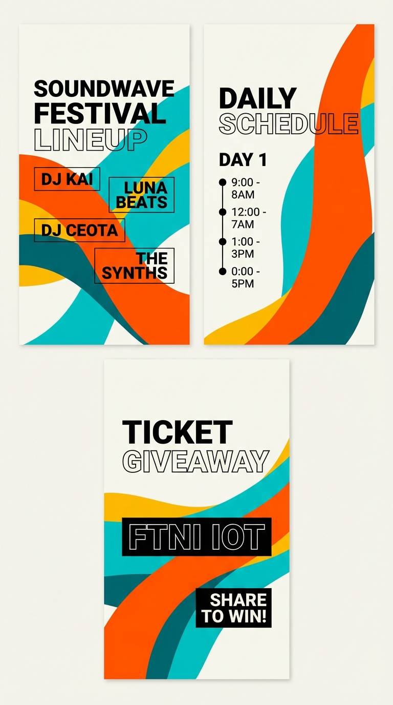 festival story template