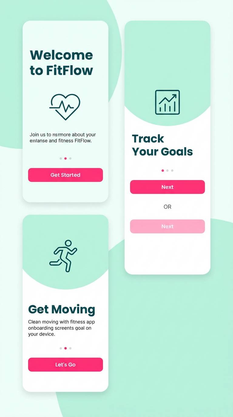 fitness onboarding ui