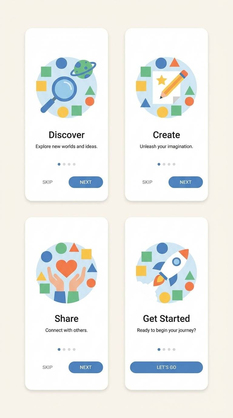 flamingo bay onboarding ui