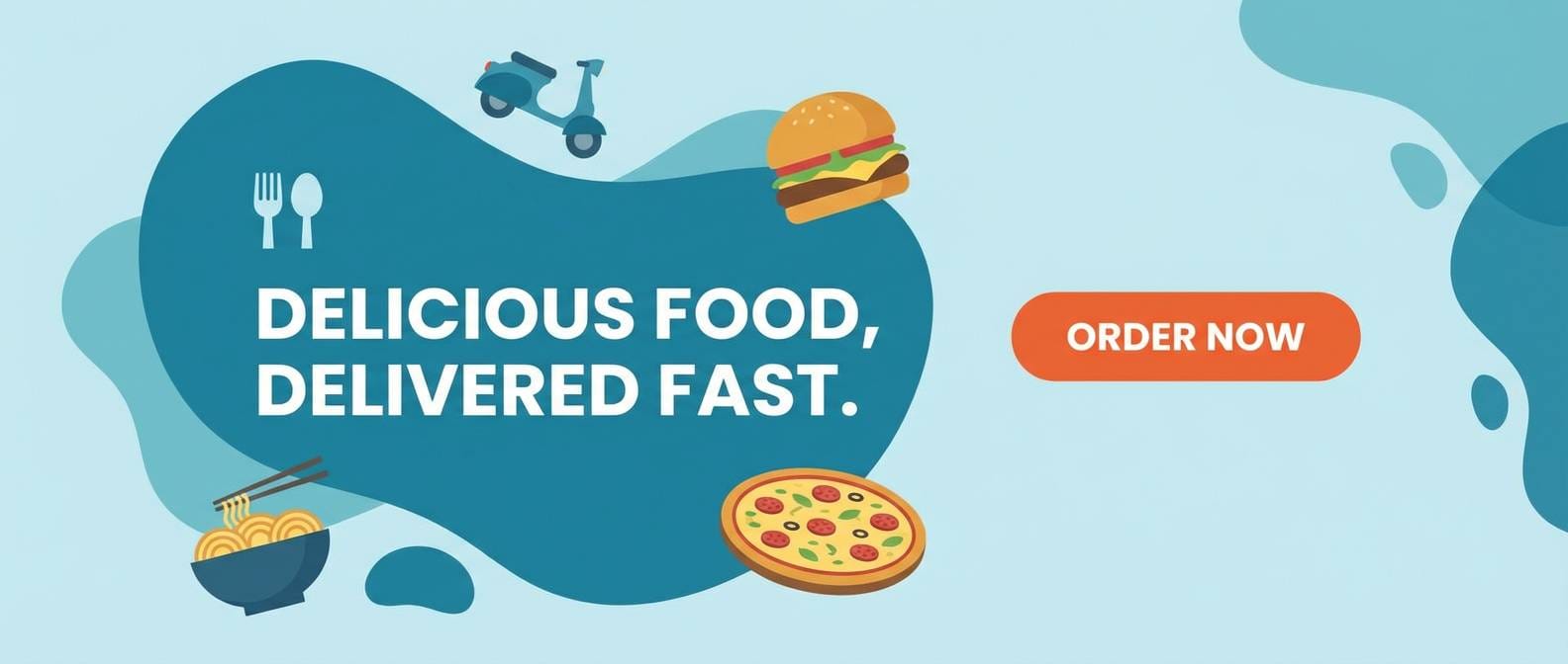 promo banner with orange cta