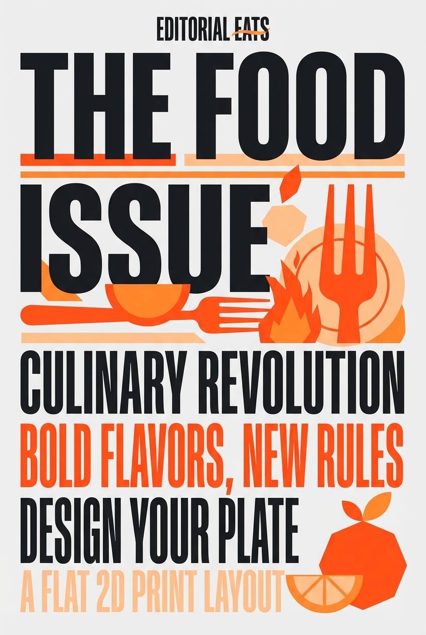 food magazine cover