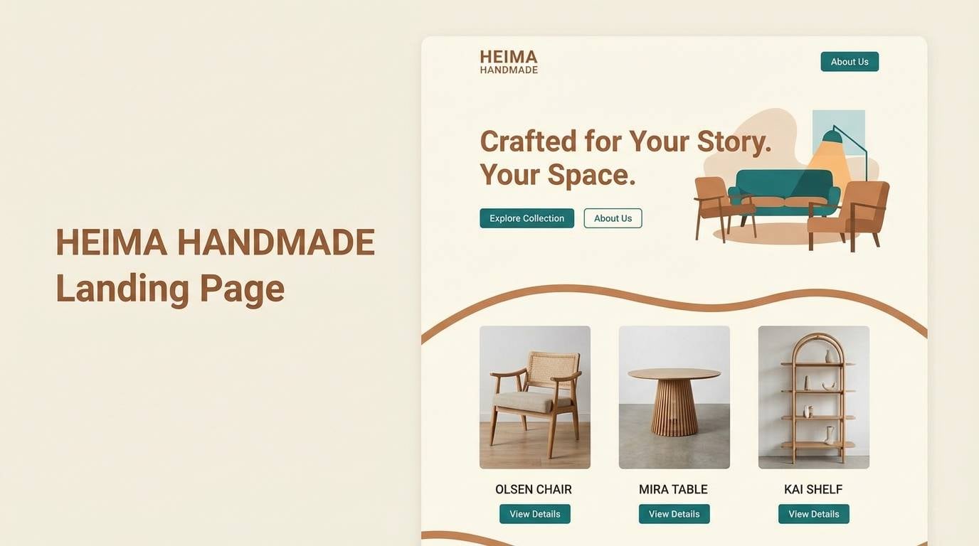 furniture studio landing