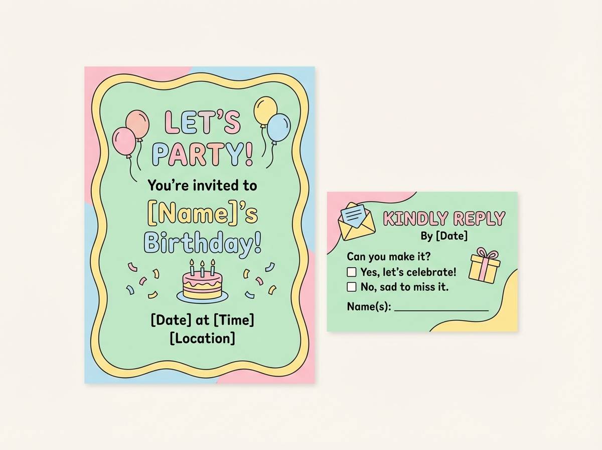 garden party invitation